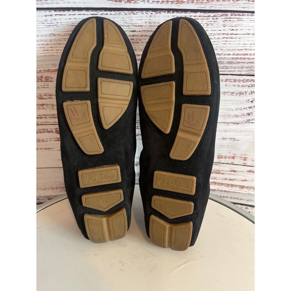 Sam Edelman Loraine Bit Suede Loafers Black size 91/2 - Picture 7 of 9